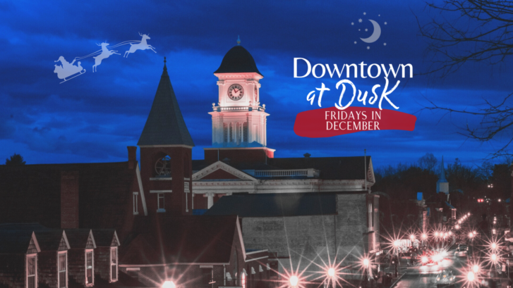 Downtown at Dusk Christmas Event