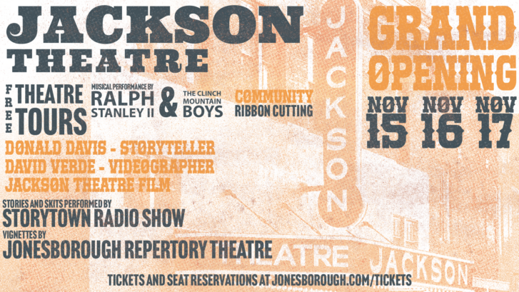 Jackson Theatre Grand Opening Header